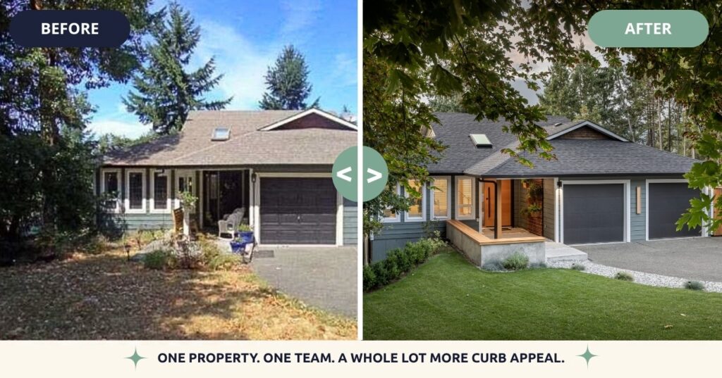 mint home services before and after landscaping - 1